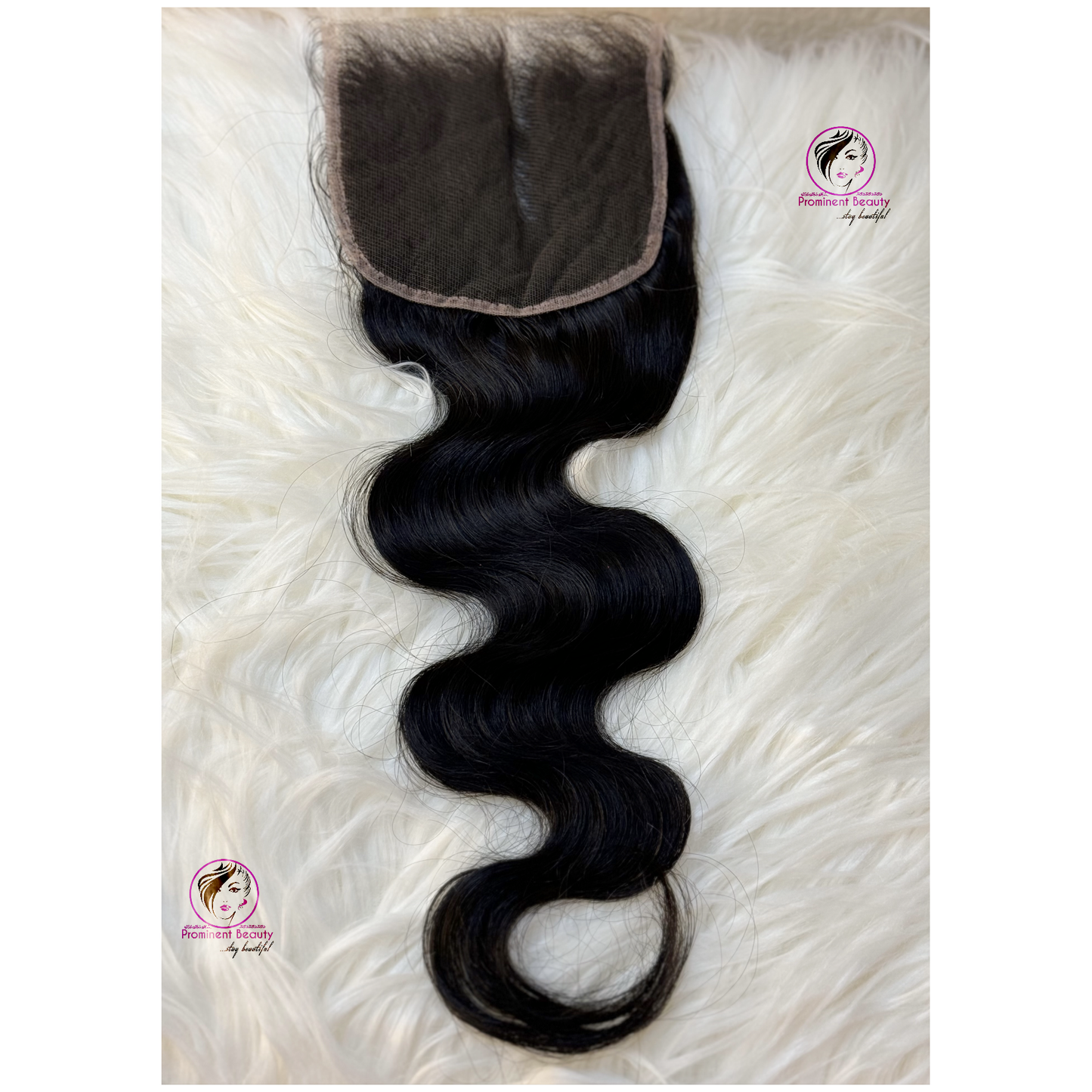 4 by 4 hd lace human hair closure