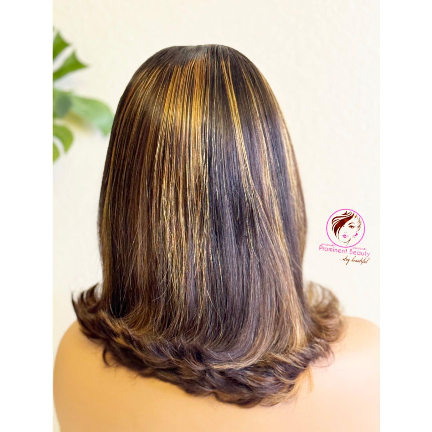 Highlighted Streak Wig
