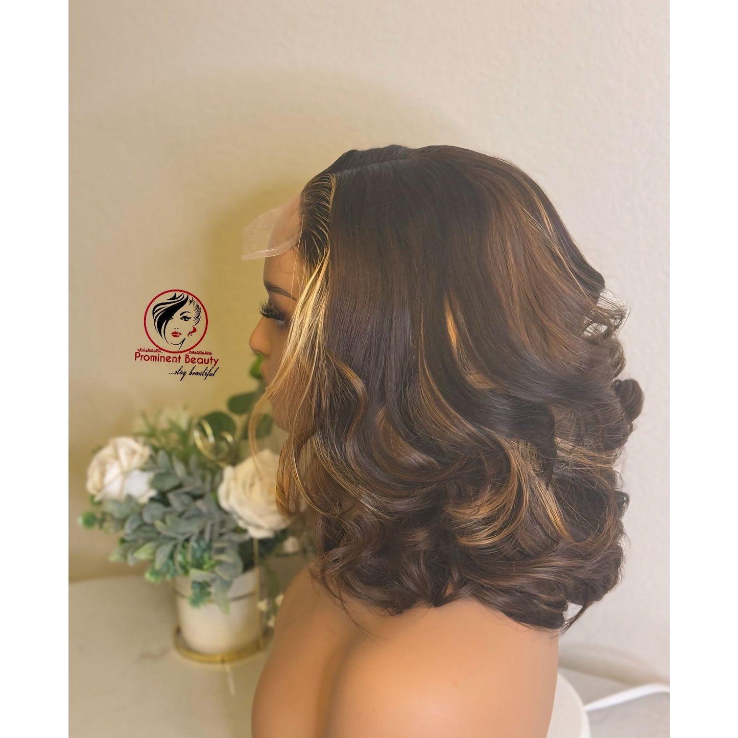 Glueless Ombré Streak Hair Wig