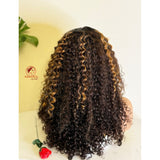 Joyousdiva highlighted curly wig