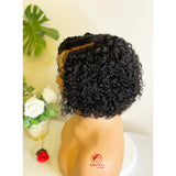 C-Part Curly short Wig