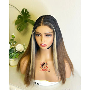 Joyousdiva Custom color Straight WIg