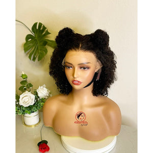 Frontal Curly Human Hair Wig