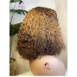 Short Curly Ombre Human Hair