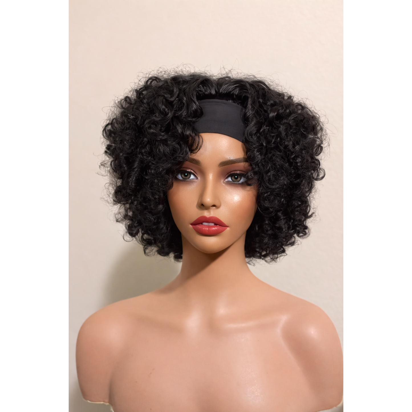 Headband Curly Bob Wig – Wear & Go | Glueless