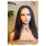 Straight Human hair wig