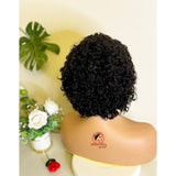 Short Curly Human Hair Wig